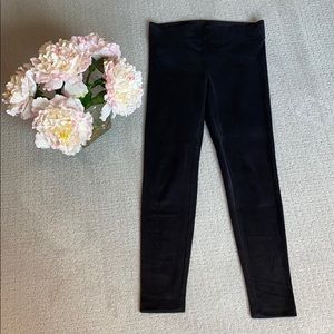 LIKE NEW EGGPLANT COLOR SUEDE-LIKE LEGGINGS
